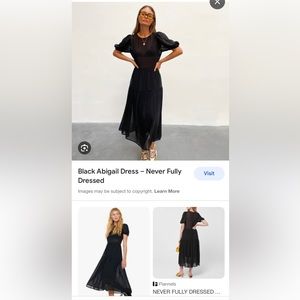 Never Fully Dressed, black Abigail dress